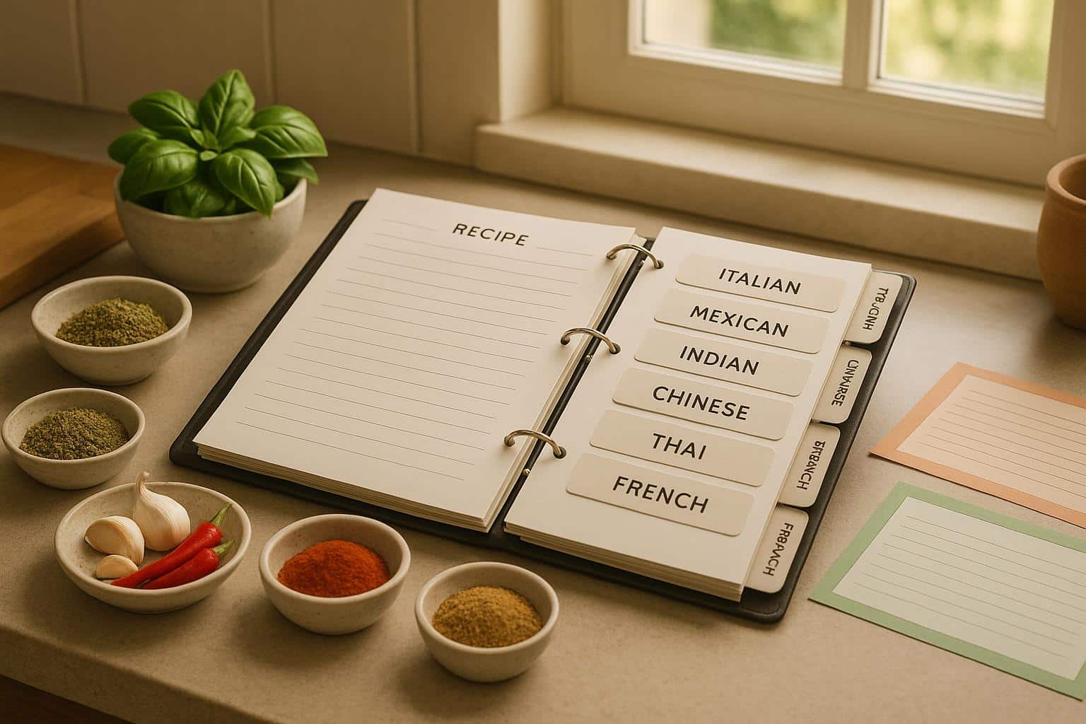 How To Organize Recipes By Cuisine