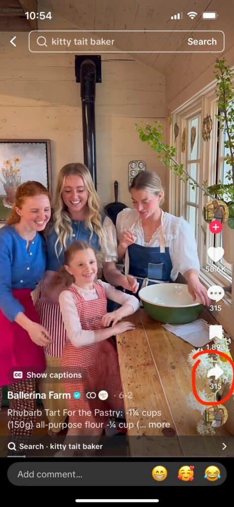 Save recipe from social media