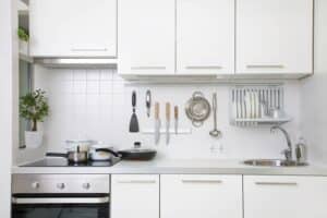 decluttered kitchen