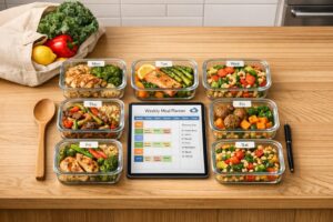 Weekly Meal Prep with a Digital Planner