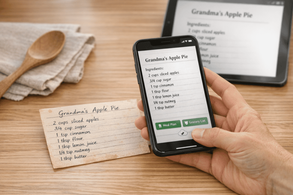 Top Apps with Built-In OCR for Recipes