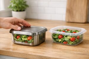 Plastic vs. Stainless Steel Food Storage: Key Differences