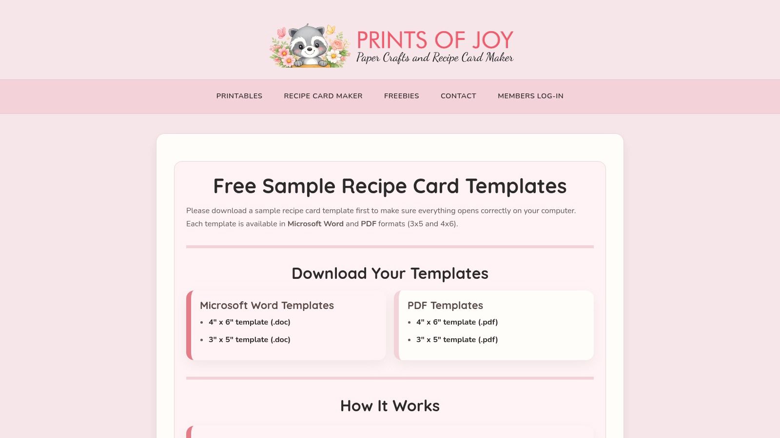 Prints of Joy (Alenka's Printables) – Free Samples + Paid Word Sets